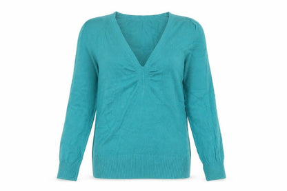 Womens UK Size 8 Oasis Blue Pullover Jumper