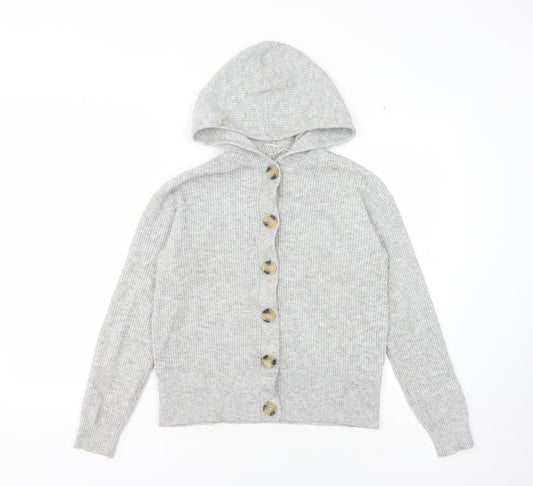 Marks and Spencer Women’s Grey Cardigan S Buttoned