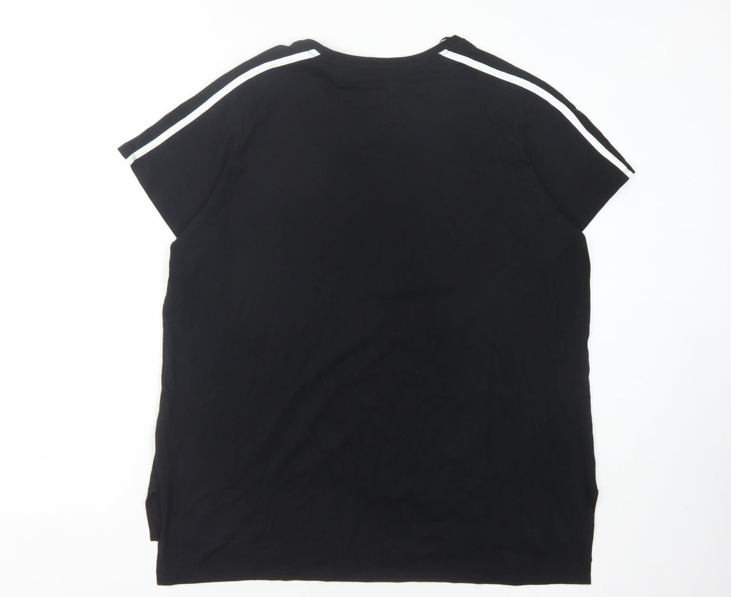 Mens UK Size L Difuzed Black  T-Shirt