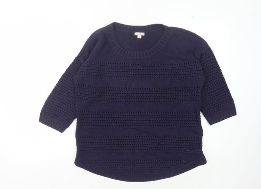Gap Women's Blue Knit Pullover Jumper M