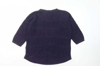 Gap Women's Blue Knit Pullover Jumper M