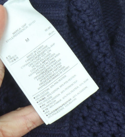 Gap Women's Blue Knit Pullover Jumper M