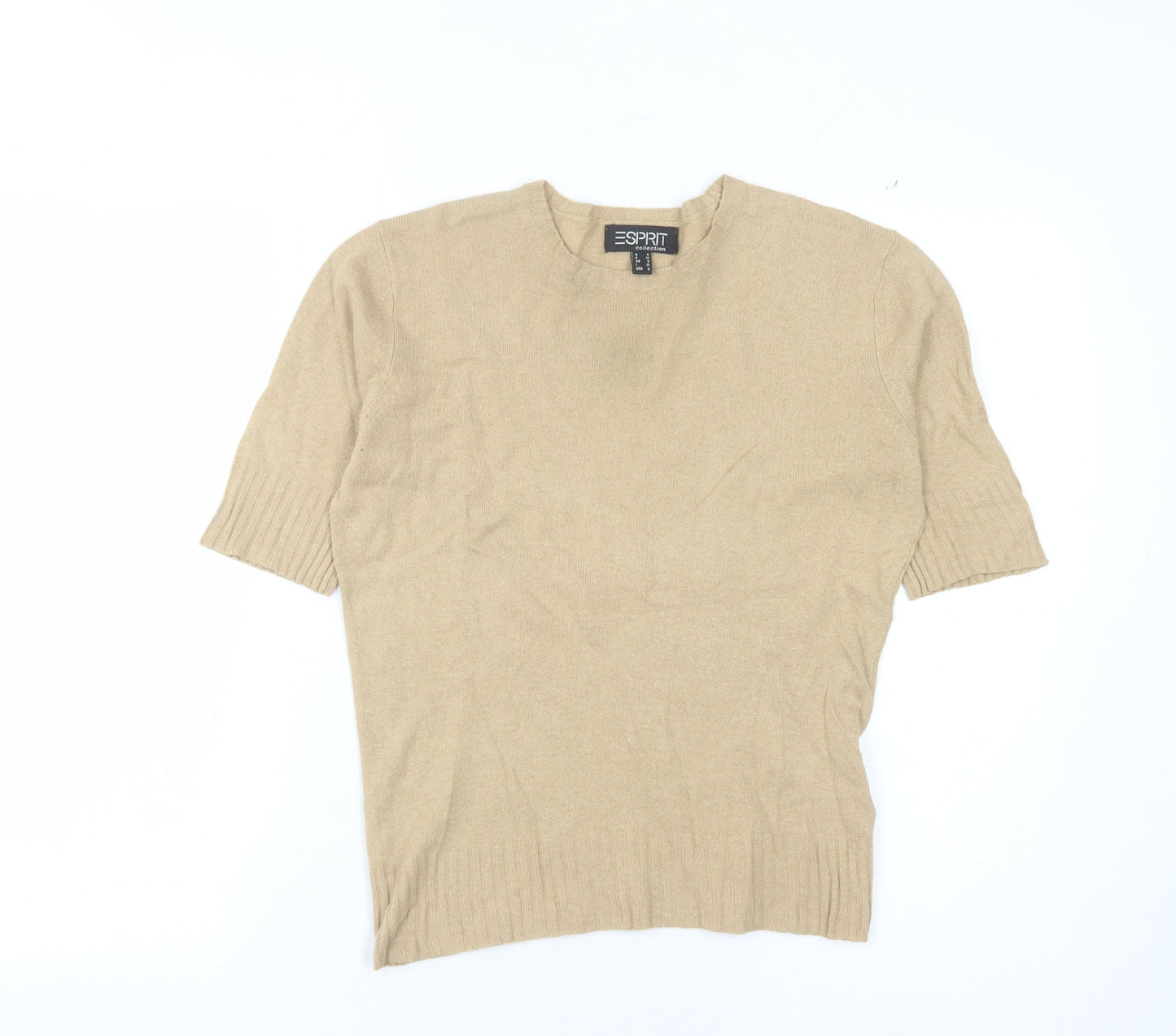 Womens UK Size 8 Esprit Beige Pullover Jumper
