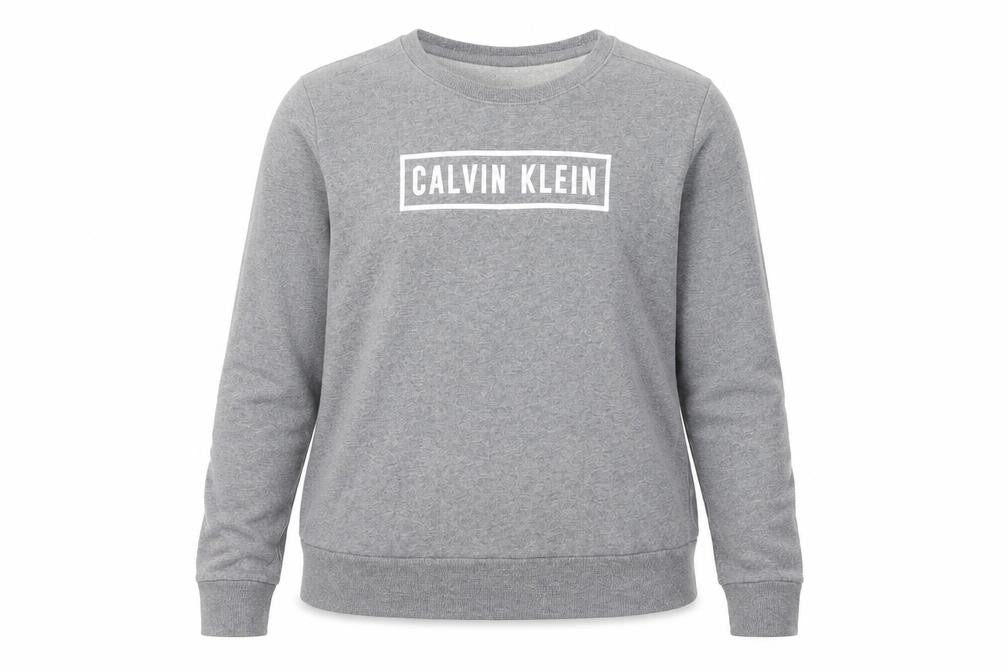 Womens UK Size XS Calvin Klein Grey Pullover Sweatshirt