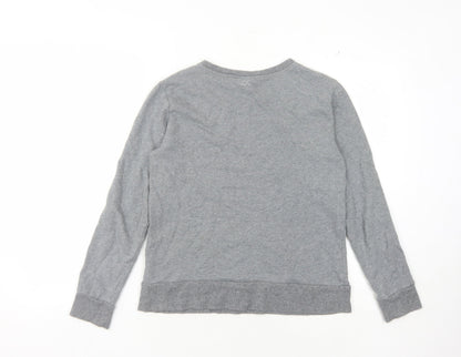 Womens UK Size XS Calvin Klein Grey Pullover Sweatshirt