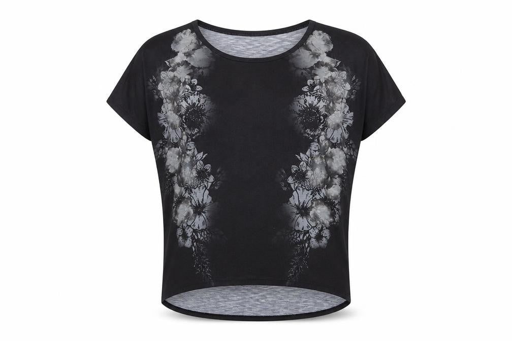 Womens UK Size 12 Firetrap Black Basic T-Shirt