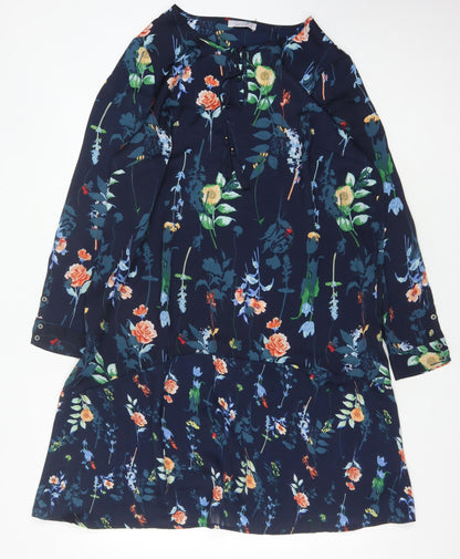Marks and Spencer Women's Multicoloured Floral Dress, Size 18