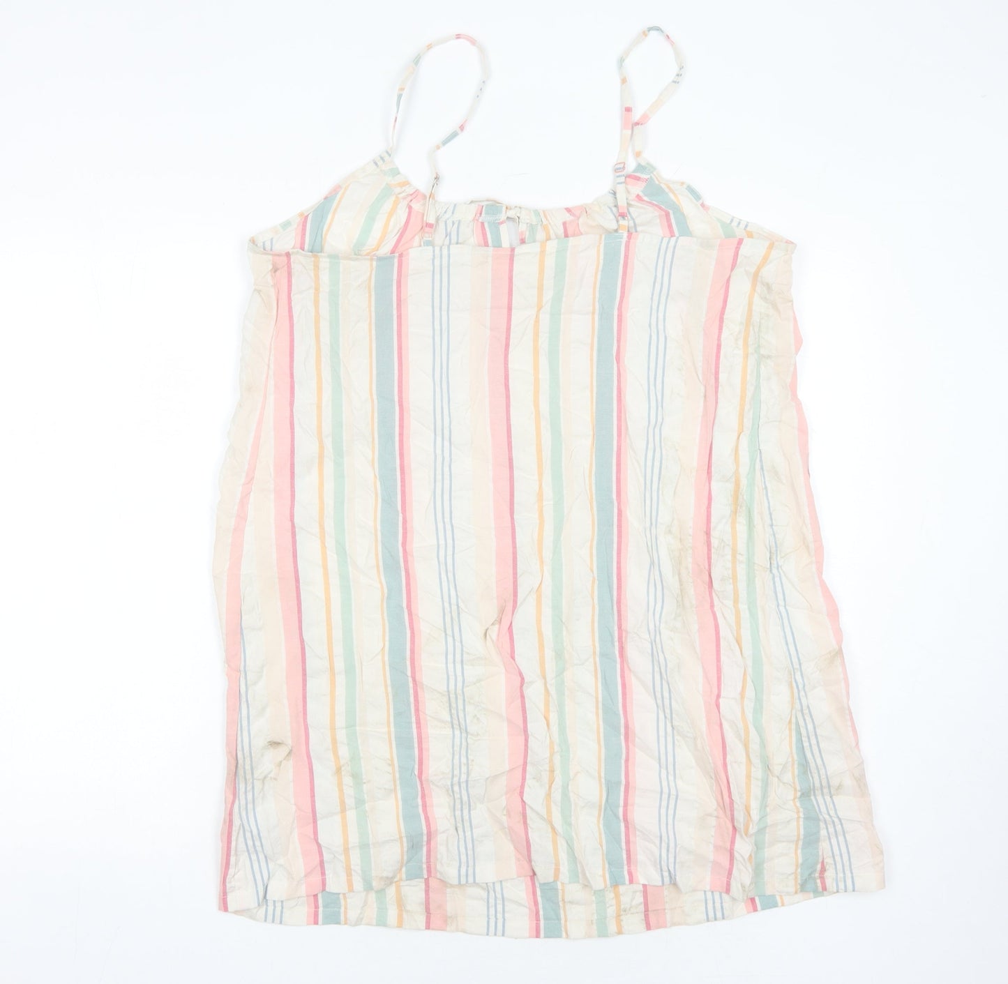 Marks and Spencer Women's Multicoloured Striped Tank, Size 16