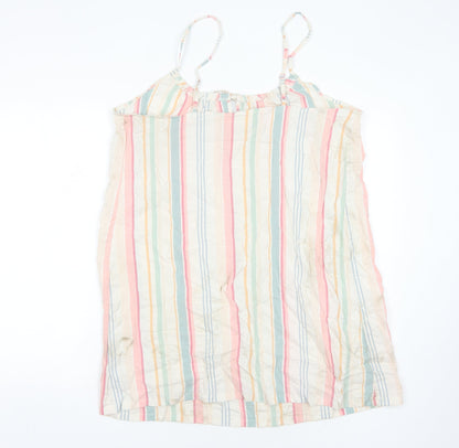 Marks and Spencer Women's Multicoloured Striped Tank, Size 16