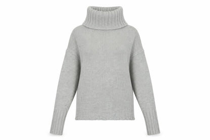 Womens UK Size S Bershka Grey Pullover Jumper