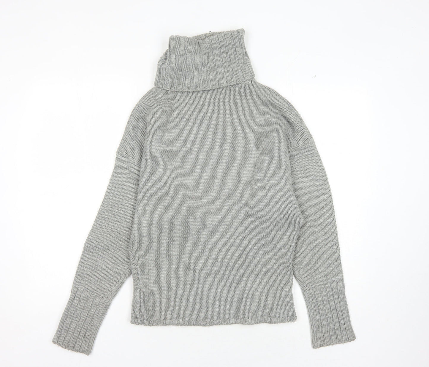 Womens UK Size S Bershka Grey Pullover Jumper