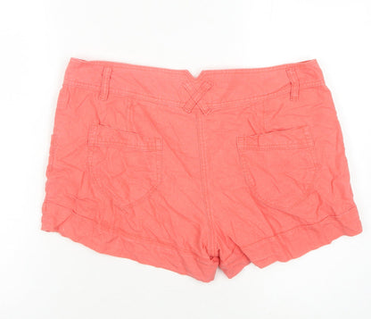 Next Women's Pink Chino Shorts Size 16