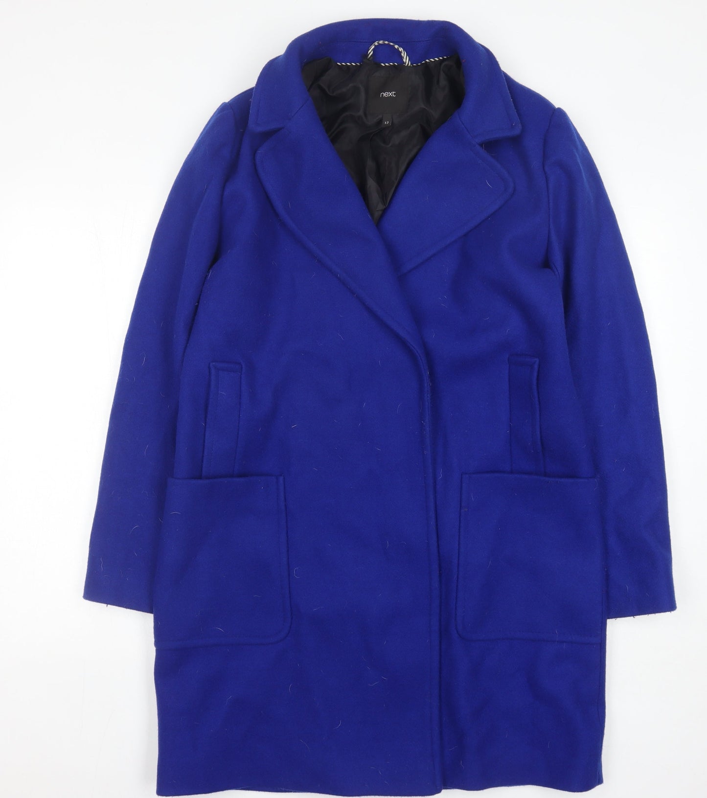 Womens UK Size 12 NEXT Blue Overcoat