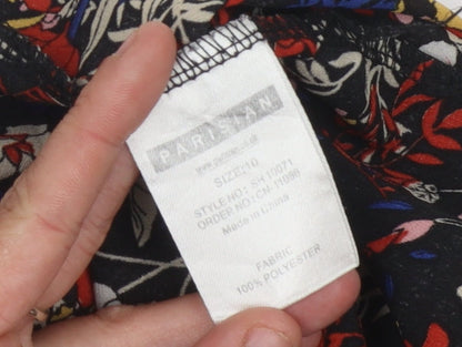 Parisian Women's Multicoloured Floral High-Waist Shorts