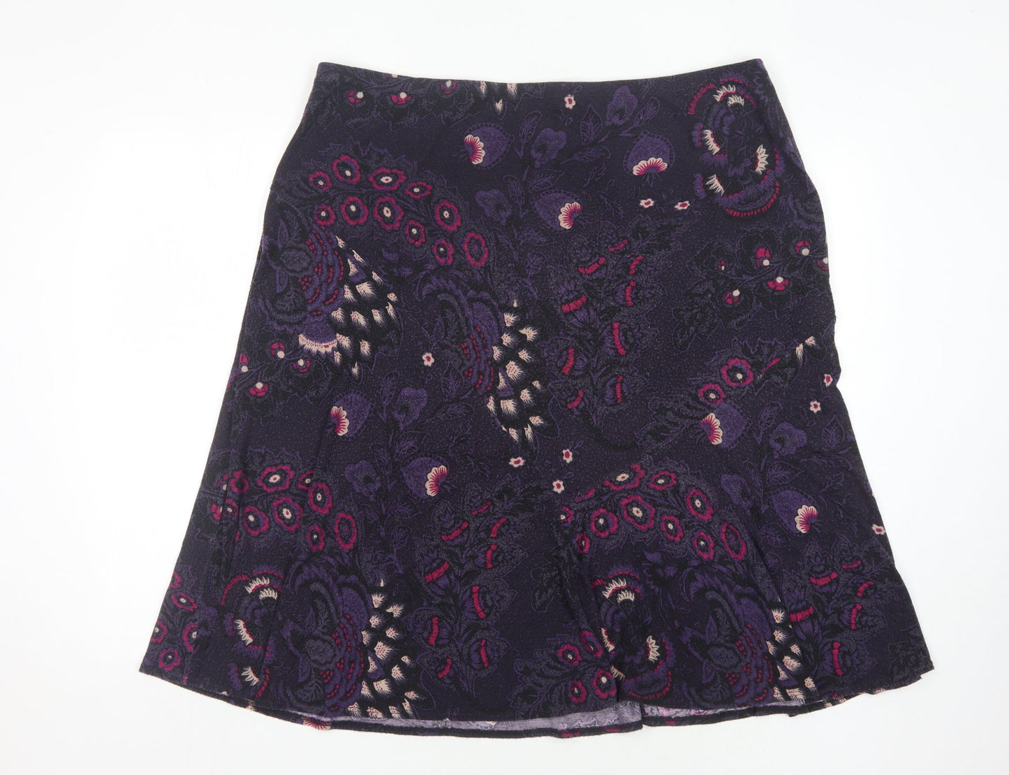 Marks and Spencer Women’s Purple A-Line Skirt Size 20