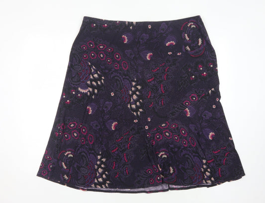 Marks and Spencer Women’s Purple A-Line Skirt Size 20