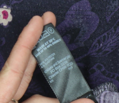 Marks and Spencer Women’s Purple A-Line Skirt Size 20