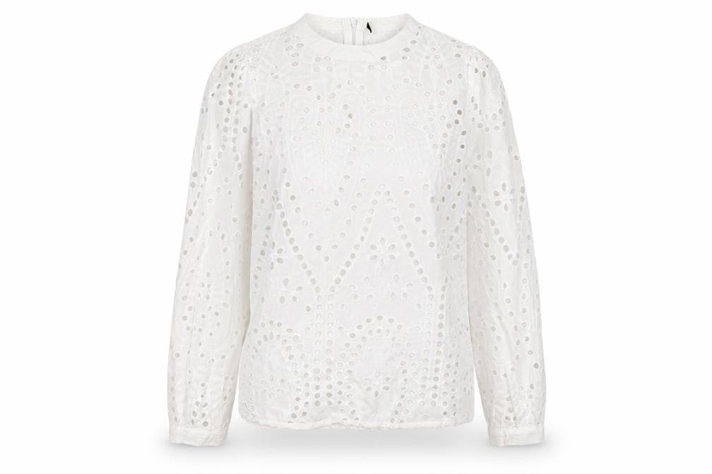 Womens UK Size 6 Only White Basic Blouse