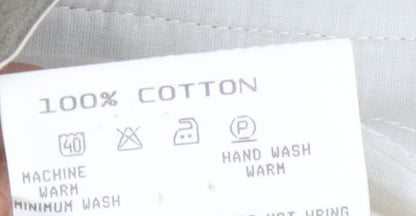 Barbour Men's Beige Cotton Trousers, Size 38, Regular Fit