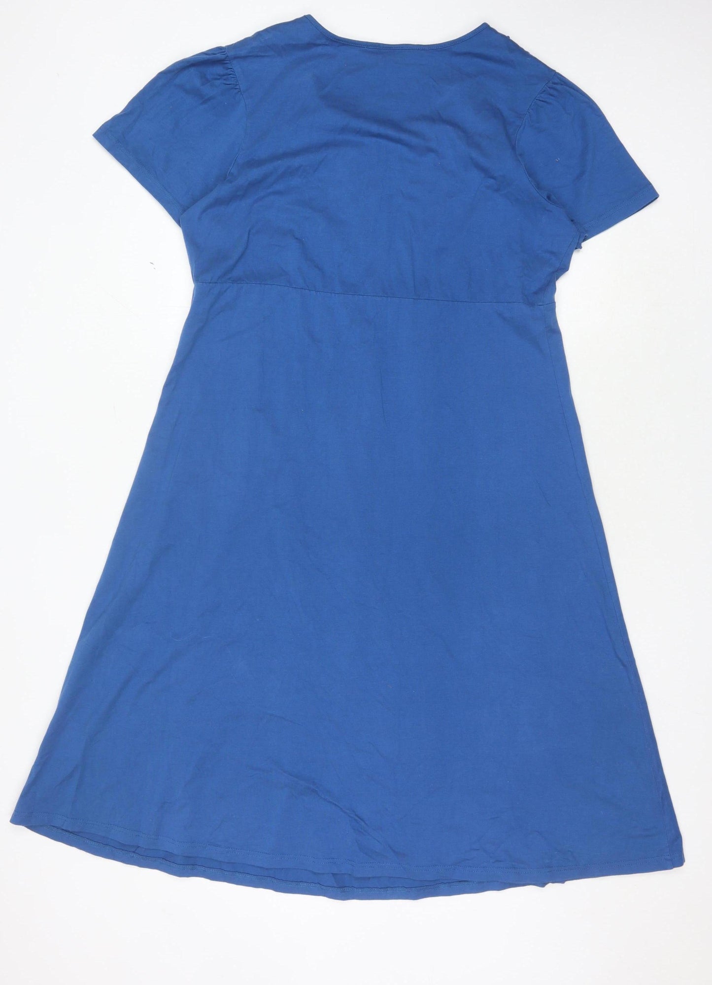 Cotton Traders Women's Blue A-Line Dress Size 18