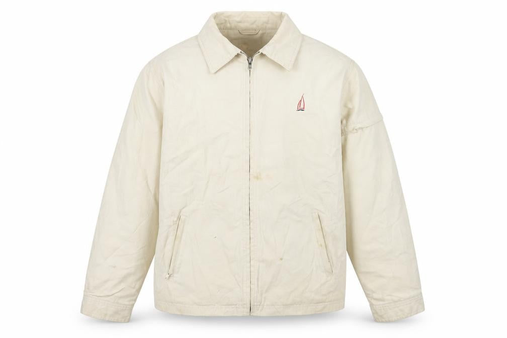 Mens UK Size M Dock of the Bay Beige Anorak Coat