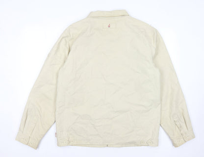 Mens UK Size M Dock of the Bay Beige Anorak Coat