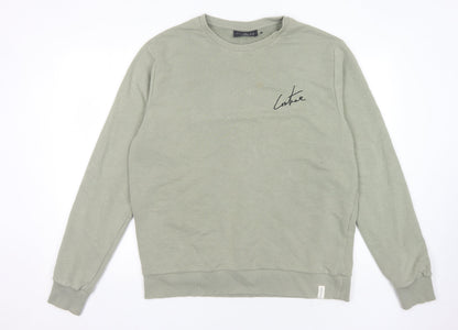 The Couture Club Men's Green XL Pullover Sweatshirt