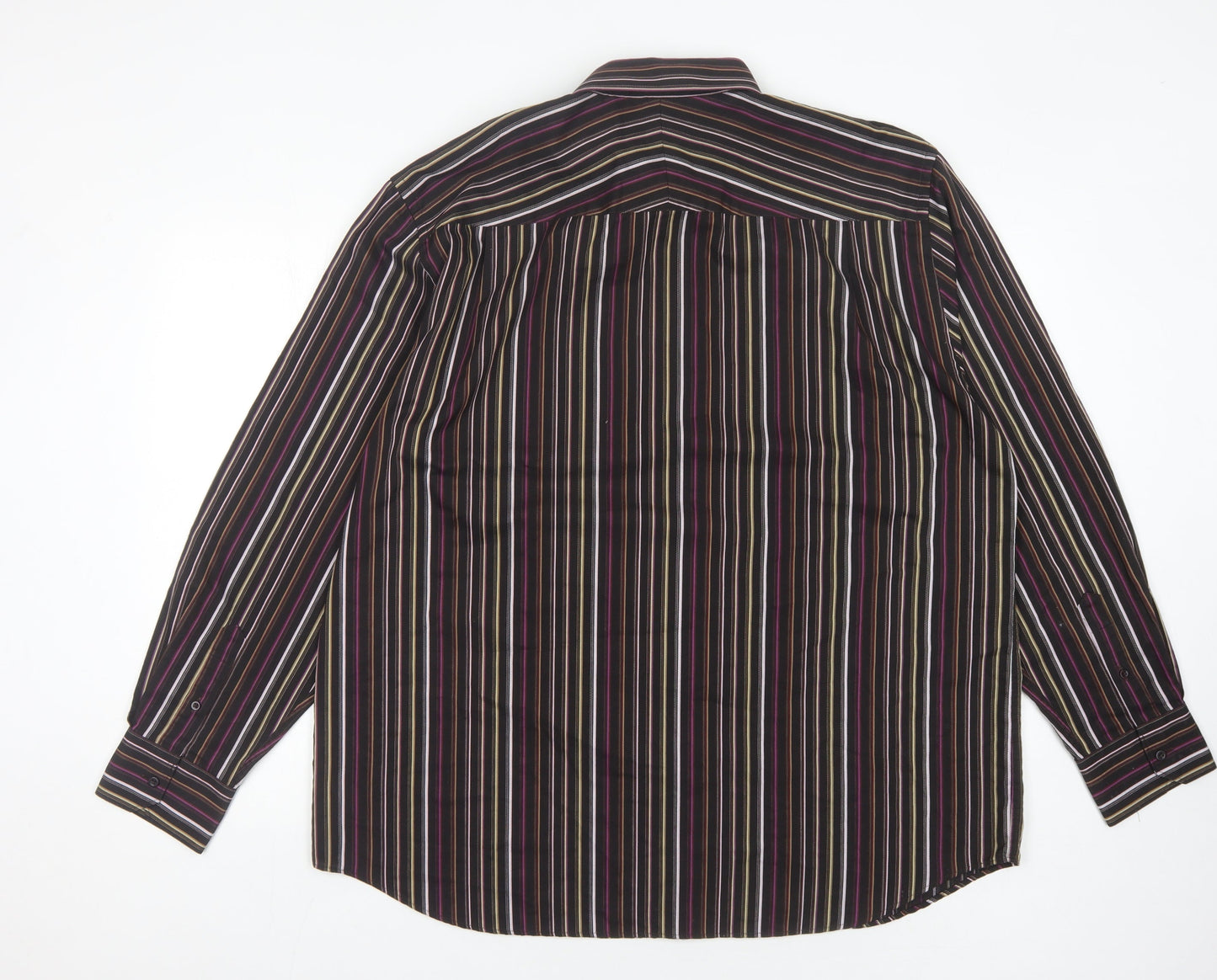 Thomas Nash Men's XL Multicoloured Striped Shirt