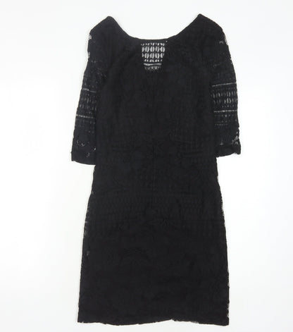Boohoo Women’s Black Lace Dress Size 10