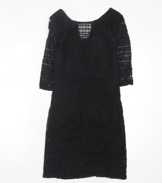 Boohoo Women’s Black Lace Dress Size 10