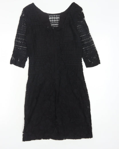 Boohoo Women’s Black Lace Dress Size 10