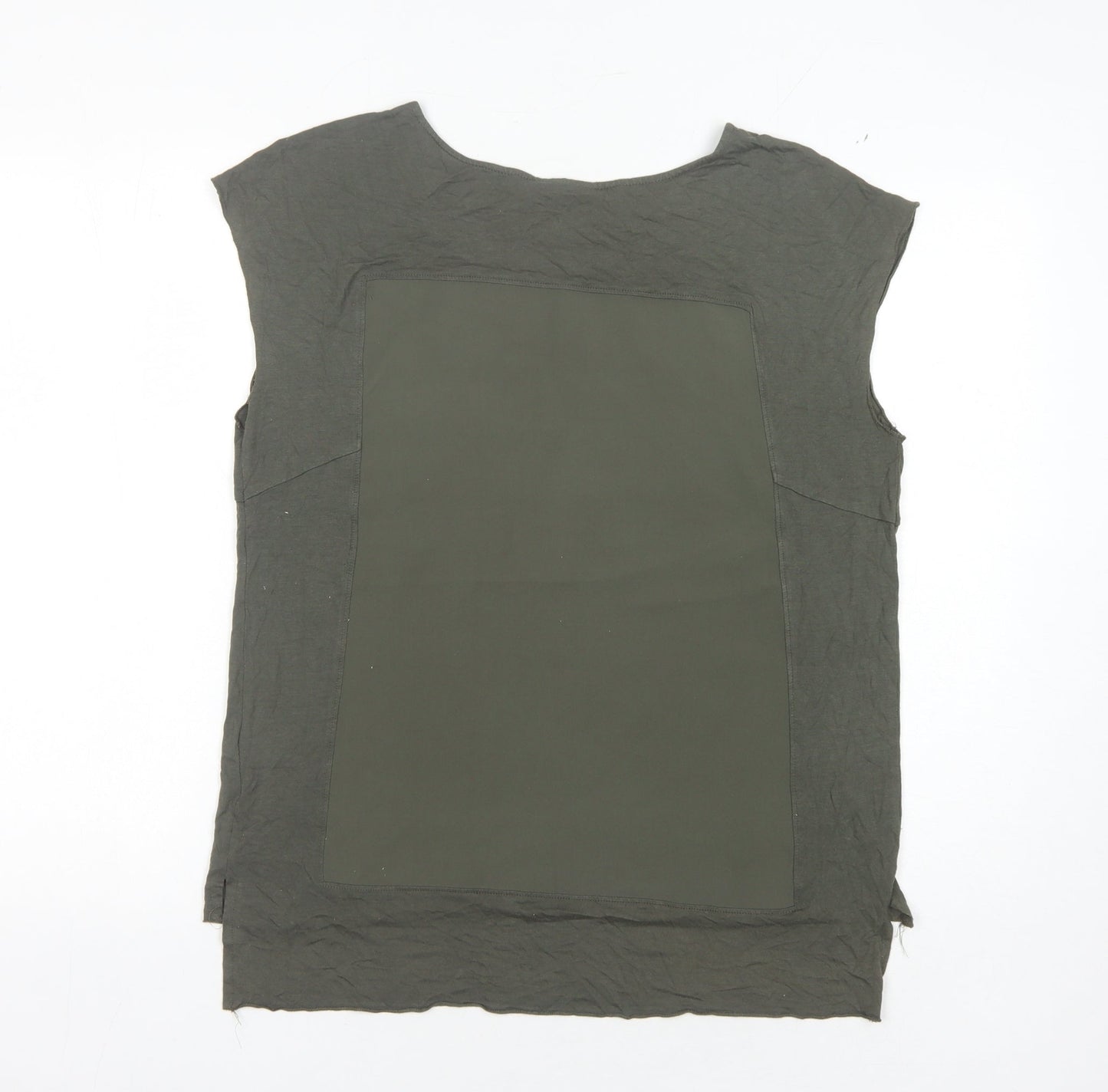 Womens UK Size 12 Warehouse Green Basic Tank