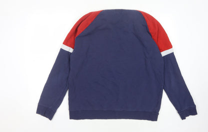 Topman Men's Blue Pullover Sweatshirt XL