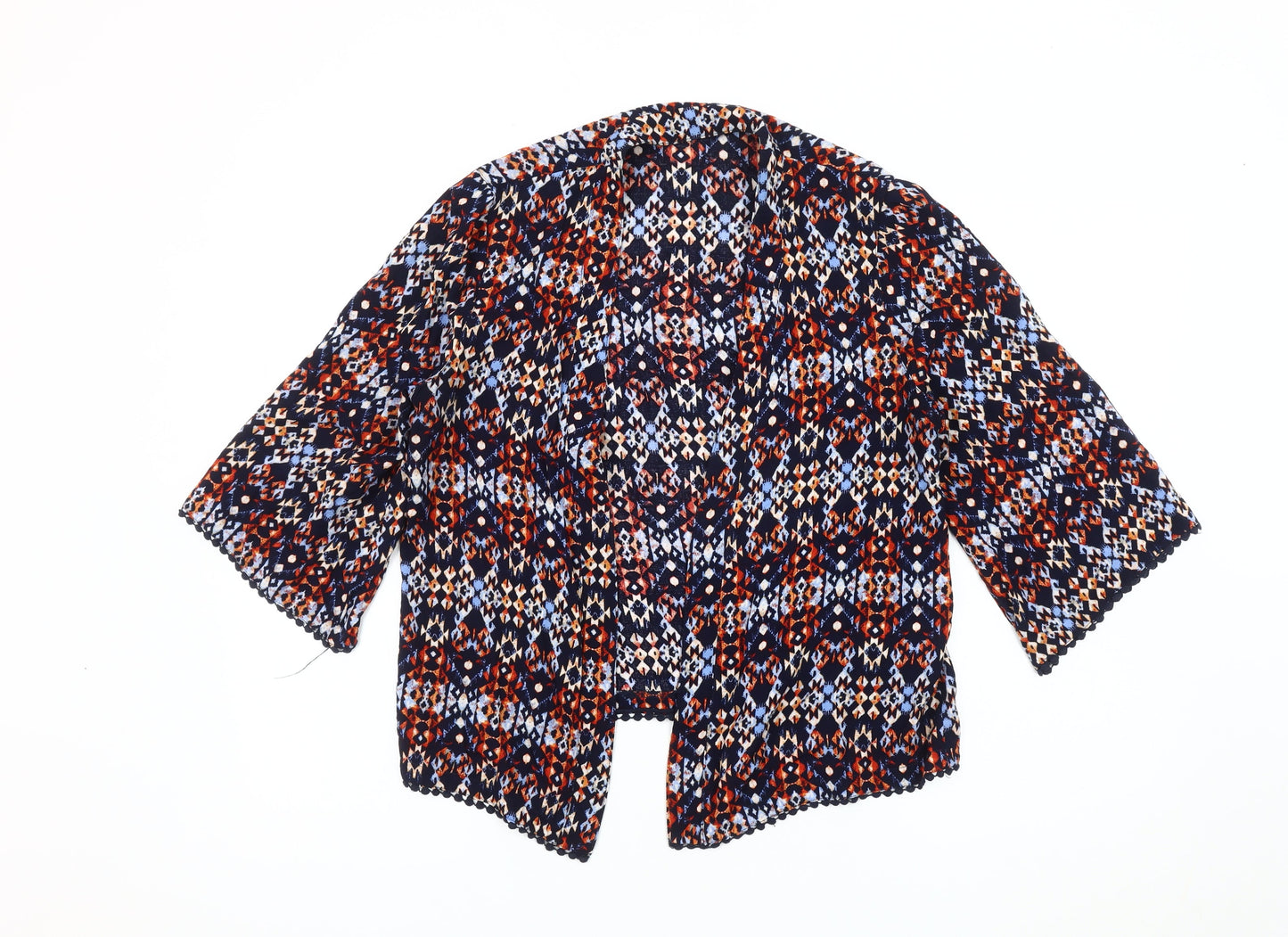 Womens UK Size 10 New Look Multicoloured Basic Jacket