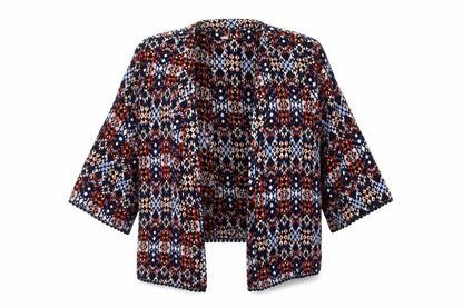 Womens UK Size 10 New Look Multicoloured Basic Jacket