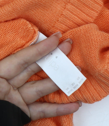 Womens UK Size 28/30 Julipa Orange Pullover Jumper
