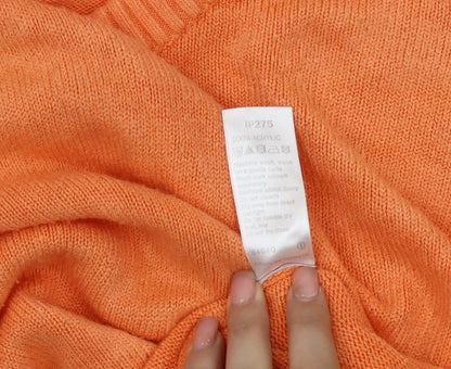 Womens UK Size 28/30 Julipa Orange Pullover Jumper