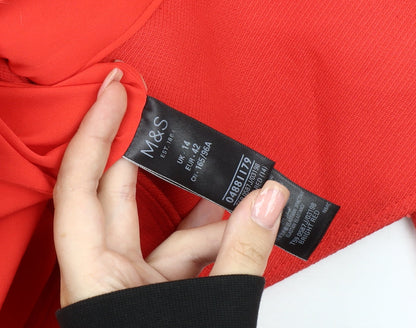 Marks and Spencer Red Women's Blazer 14