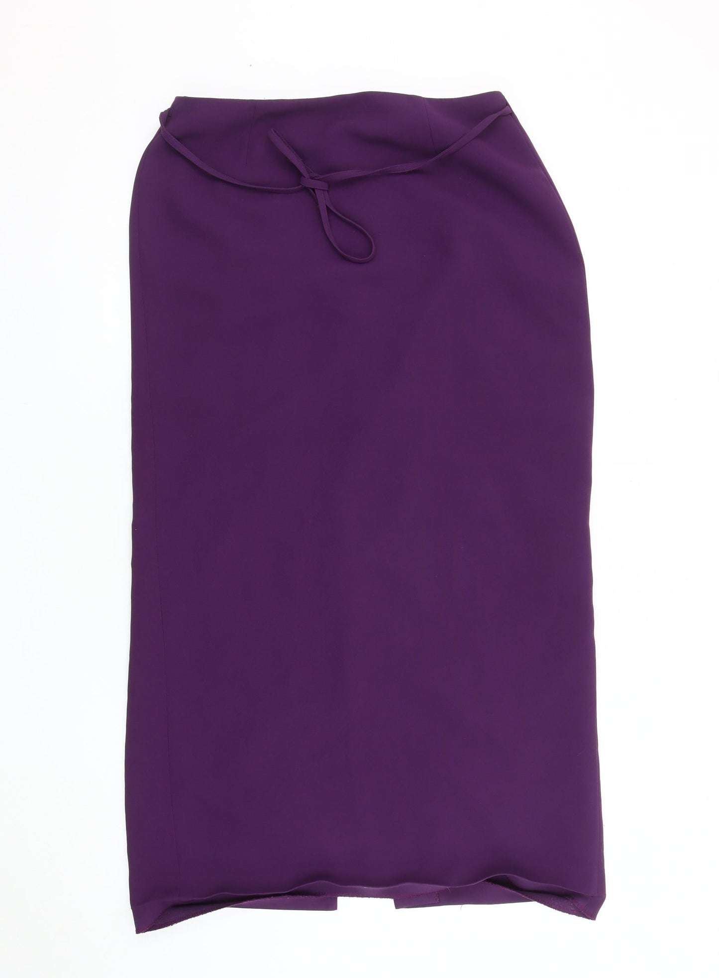 Dorothy Perkins Women Purple Midi Pencil Skirt Size 12
