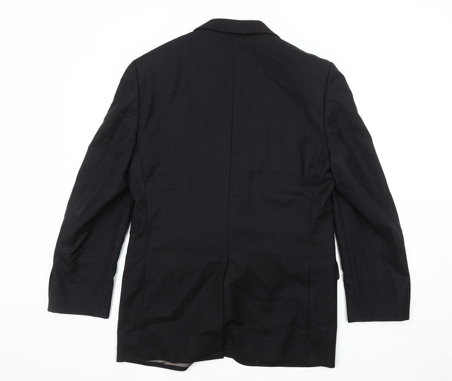 Marks and Spencer Men's Black Blazer, Size M, Notch Lapel