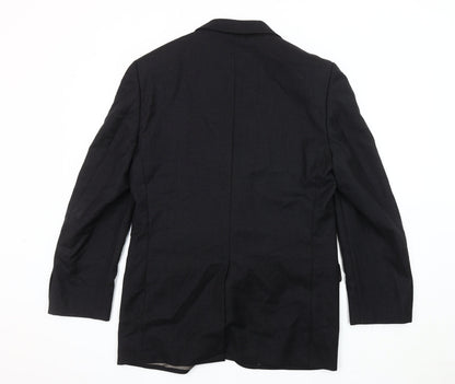 Marks and Spencer Men's Black Blazer, Size M, Notch Lapel