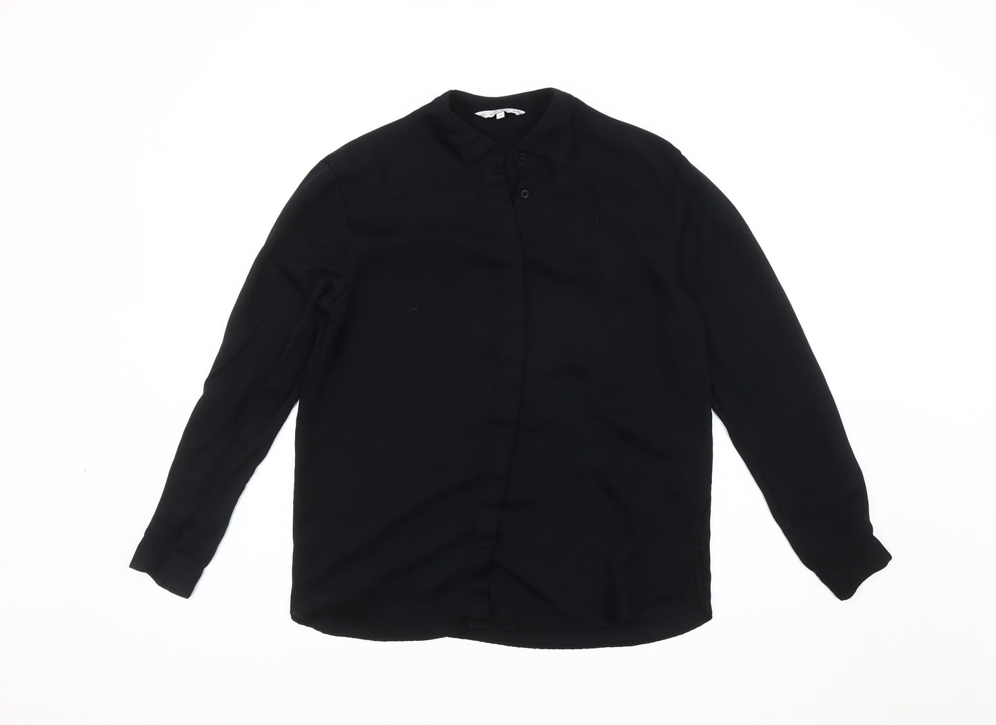 & Other Stories Women's Black Button-Up Shirt, Size 6