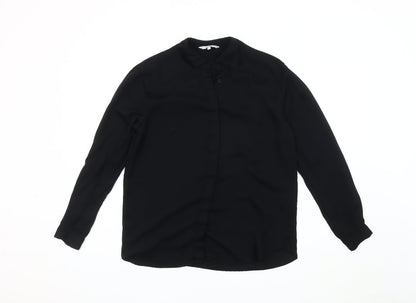 & Other Stories Women's Black Button-Up Shirt, Size 6
