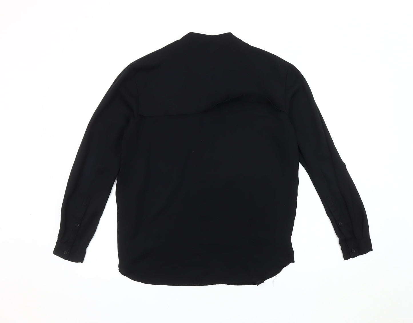 & Other Stories Women's Black Button-Up Shirt, Size 6