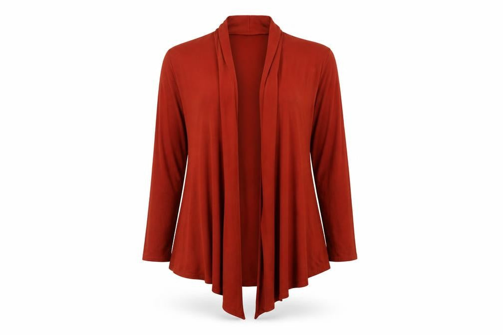 Womens UK Size M Saloos Red Cardigan