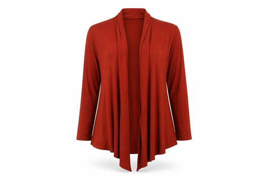 Womens UK Size M Saloos Red Cardigan