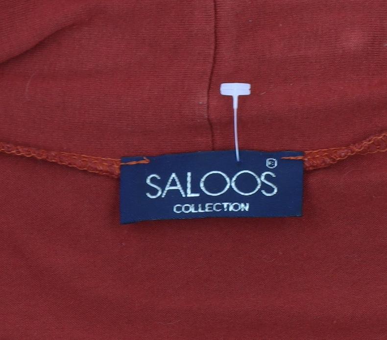 Womens UK Size M Saloos Red Cardigan