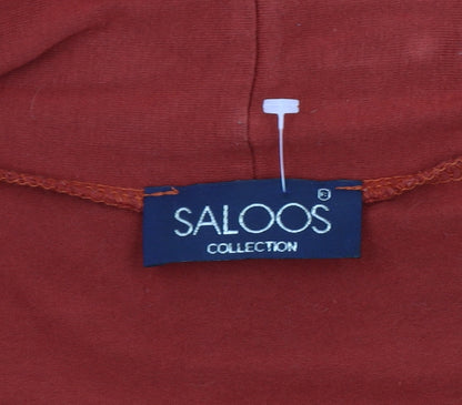 Womens UK Size M Saloos Red Cardigan