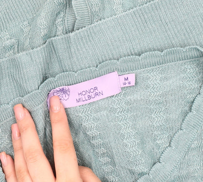 Honor Millburn Women's Medium Cardigan, Round Neck