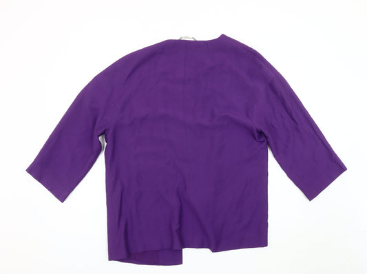 Windsmoor Women Purple Jacket Size 12